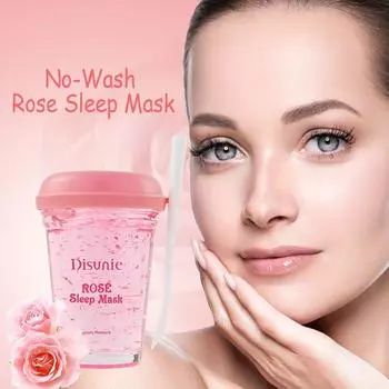 Маска для лица Rose Sleep, увлажняющая, осветляющая, не грязевая, маска для ухода за кожей, маска для лица 115g