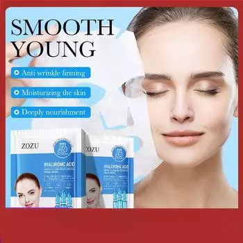 Маска для лица с ампулами гиалуроновой кислоты ZOZU Hyaluronic Acid Hydrating Mask 1pcs