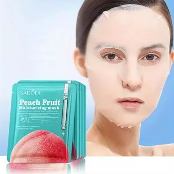 Маска для лица с эссенцией меда и персика увлажняет и восстанавливает кожу, увлажняет, увлажняет и омолаживает кожу 25g