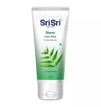 Маска для лица с Нимом (60 г), Neem Face Pack, Sri Sri Tattva 5.625