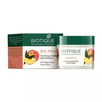 Маска для лица с Персиком очищающая (50 г), Bio Peach Refining Peel-off Mask, Biotique 9.875