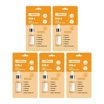 Маска для лица с витамином С [Dr.DERMAL] [Набор 5]