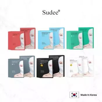 Маска для лица Sudee 6 видов: Укрепление и очищение, эластичность коллагена, отбеливание, керамиды, премиальное средство Hydra Soother, ПИТАТЕЛЬНАЯ СИЯЮЩАЯ ЭНЕРГИЯ Firming And Refining