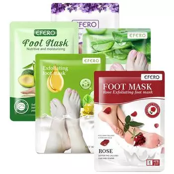 Маска для ног отшелушивающая питательная 10 шт