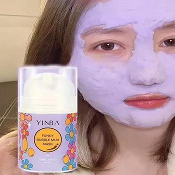 Маска для очистки пор, грязевая маска для удаления черных точек, контроль жирности, маска для глубокого очищения и сужения пор 50g