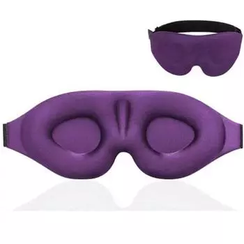 Маска для сна 3D контурная чашечка повязка на глаза вогнутая формованная ночная маска для сна блокирующая свет с женской мужской милой маской для сна