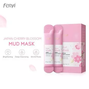 Маска для сна для сна с вишневым цветом, 20 шт., глубоко увлажняет кожу и уменьшает морщины 3g*20