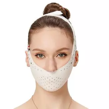 Маска для сна Face Sculpting V Line Shaping Face Masks Beauty Face Lifting Belt as the picture