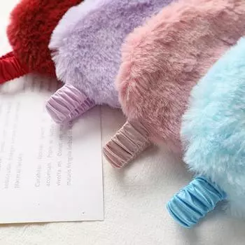 Маска для сна, повязка на глаза, мягкая плюшевая повязка на глаза, повязка на глаза, козырек для сна вино красного