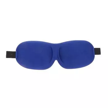 Маска для сна с 3D контурной чашкой, повязка на глаза, вогнутая формованная ночная маска для сна, блокирующая свет для женщин и мужчин синий