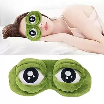 Маска для сна Sad Frog для женщин, мужчин и детей, мягкая, комфортная, блокирует свет