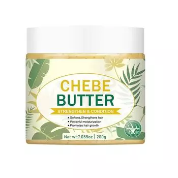 Маска для волос Chebe Butter 200 г Увлажняющая укрепляющая маска для кожи головы Глубокое восстановление сухих волос One Size