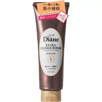 Маска для волос Diane с цветочным ароматом ягод Perfect Beauty Extra Damage Repair 180 г для особо поврежденных [восстановление повреждений] и [интенсивных волос]