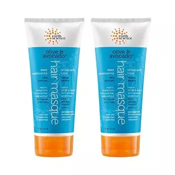 Маска для волос Earth Science Deep Conditioning Olive & Avocado без глютена, 170 г, 2 шт.
