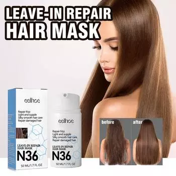 Маска для волос EELHOE Hair Repair Восстанавливает сухие и вьющиеся волосы, разглаживает и предотвращает выпадение волос, смягчает и ухаживает за волосами. 1PC