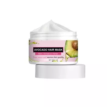 Маска для волос Питательная против выпадения волос Кератин Сухая кожа головы Разглаживание кончиков волос Уход за секущимися поврежденными вьющимися волосами One Size