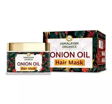 Маска для волос с Луковым маслом (200 мл), Onion Oil Hair Mask, Himalayan Organics 27.1875