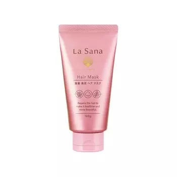 Маска для волос с морской грязью La Sana. Освежающий кисло-сладкий аромат розы. Уход за поврежденными волосами. Маска для поврежденных волос. (160 г / бедра) Уход/Лечение