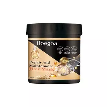 Маска для волос, уход за поврежденными волосами, маска-кондиционер для поврежденных сухих вьющихся гладких волос, уход за питательными веществами 1 шт. белый