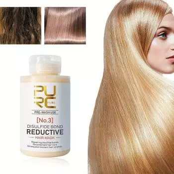 Маска для восстановления дисульфидных связей – Нет. 3. Гладкое восстановление сломанных, сухих и пушистых волос. Инвертированная маска для запекания. 100g