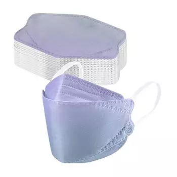 Маска для взрослых KF-94 с градиентом «рыбий рот», модная 3D-градиентная 4-слойная защитная маска One Size