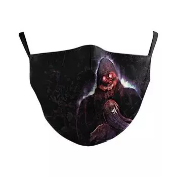 Маска для взрослых с цифровой печатью, пылезащитная, противотуманная, защитная маска для рта, унисекс, защитная маска для лица B178-089