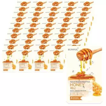 Маска Eunyul Natural Honey Mask Pack 22 мл, 1 упаковка, 50 штук