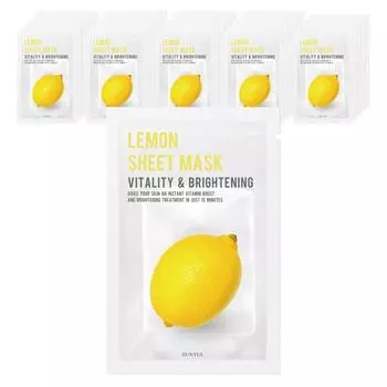 Маска Eunyul Purity Lemon Mask Pack, 1 упаковка, 30 штук