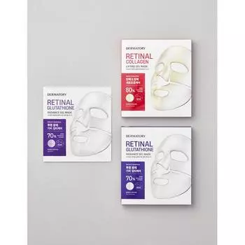 Маска-гель Dermatory Retinal Collagen, 3 листа
