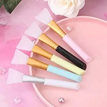 Маска Грязь Силиконовый Аппликатор Смешивание Макияжа Удобная Маска Для Лица Кисть Практические Инструменты Для Лица Косметика 14cm белый