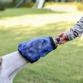 Маска-хвост для собак, капюшон защищает от хвостов, шипов, палок и камней, XL