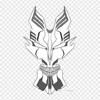 Маска Ичиго рисунок Ичиго Куросаки V аниме Лрон на нашивки для сумки для одежды футболка термопереносные наклейки полосы аппликации