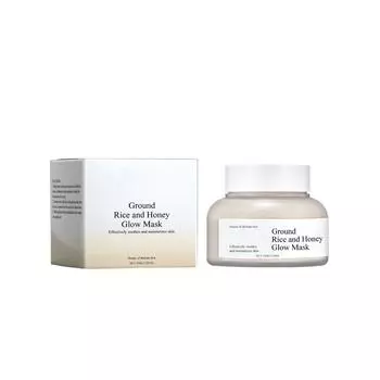 Маска из муки и меда для ухода за порами и кожным салом, подходит для сухой и чувствительной кожи, очищает поры, увлажняет и питает кожу белый