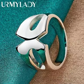 Маска из стерлингового серебра 925 пробы 7, 8, 9, 10, кольцо для женщин, подарок на свадьбу, модные очаровательные ювелирные изделия 7