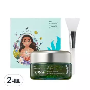 Маска Jaycona Moana Pack Marine Miracle Firming Wash Off Mask 100 мл + кисть для умывания, 1 шт., 2 набора