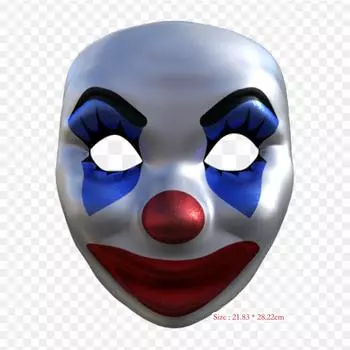Маска клоуна, прозрачная маска Джокера, термопереносная печать, виниловые нашивки, наклейки для одежды, аппликации «сделай сам», моющиеся нашивки