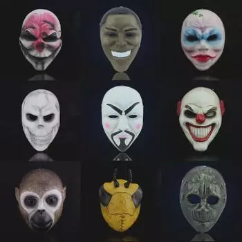 Маска коллекционного издания Payday 2 на Хэллоуин: Изысканная серия масок из смолы Payday2