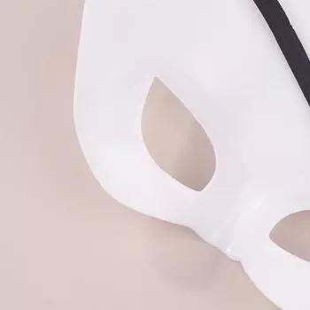 Маска кролика на половину лица, черная белая маска на Хэллоуин, рождественская маскарадная вечеринка, маски с кроличьими ушками, сексуальный реквизит для косплея белый