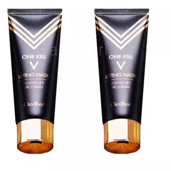 Маска-лифтинг Cledbel Thread Lifting Mask Black Edition, 2 шт.