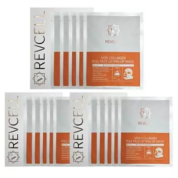 Маска LiveVCell Full Face Lifting Up Mask 15 листов, 3 коробки, 5 шт., 3 шт.