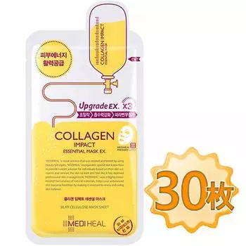 Маска Mediheal Collagen Impact Essential EX 10 листов x 3 Маска Mediheal Collagen Impact Essential EX [Оригинальный продукт] / 10 листов*3