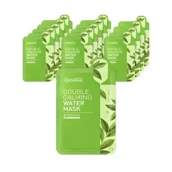Маска Mediheal Double Calming Water, 20 мл, 1 лист, 15 упаковок