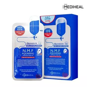 Маска Mediheal NMF Aquaring Ampoule Mask EX, 10 листов, 1 шт.