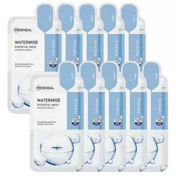 Маска Mediheal Watermide Essential Mask 24 мл, 1 упаковка, 10 штук