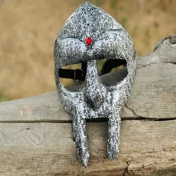 Маска MF Doom с гравировкой на заказ, доступная средневековая маска для вечеринки