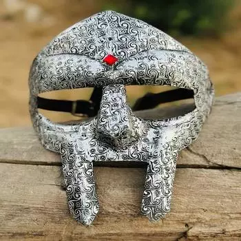 Маска MF Doom с индивидуальной гравировкой, доступная средневековая вечерняя маска для лица