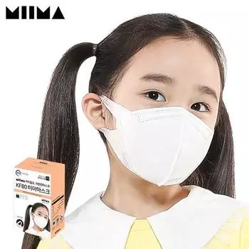 Маска Mima health сверхмаленькая 30 шт. (КФ80) белый/черный, выбери 1 Ultra-small white 30 pieces KF80