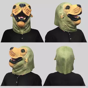 Маска на Хэллоуин Забавный Косплей для Вечеринки Игровой Реквизит Ролевая Игра Фото