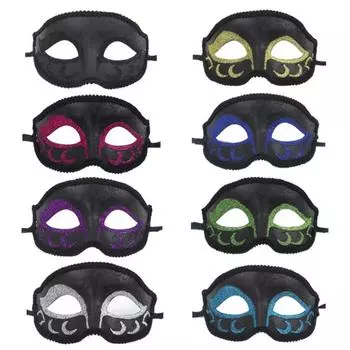 Маска на половину лица, блестящая маска, реквизит для косплея, Венецианская маска, простые маски на Хэллоуин для мужчин Style K