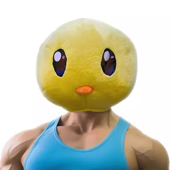 Маска Пьеон Ошиноко Косплей Смешные Товары Хэллоуин Аниме Маска для Лица Головной Убор [milky time]